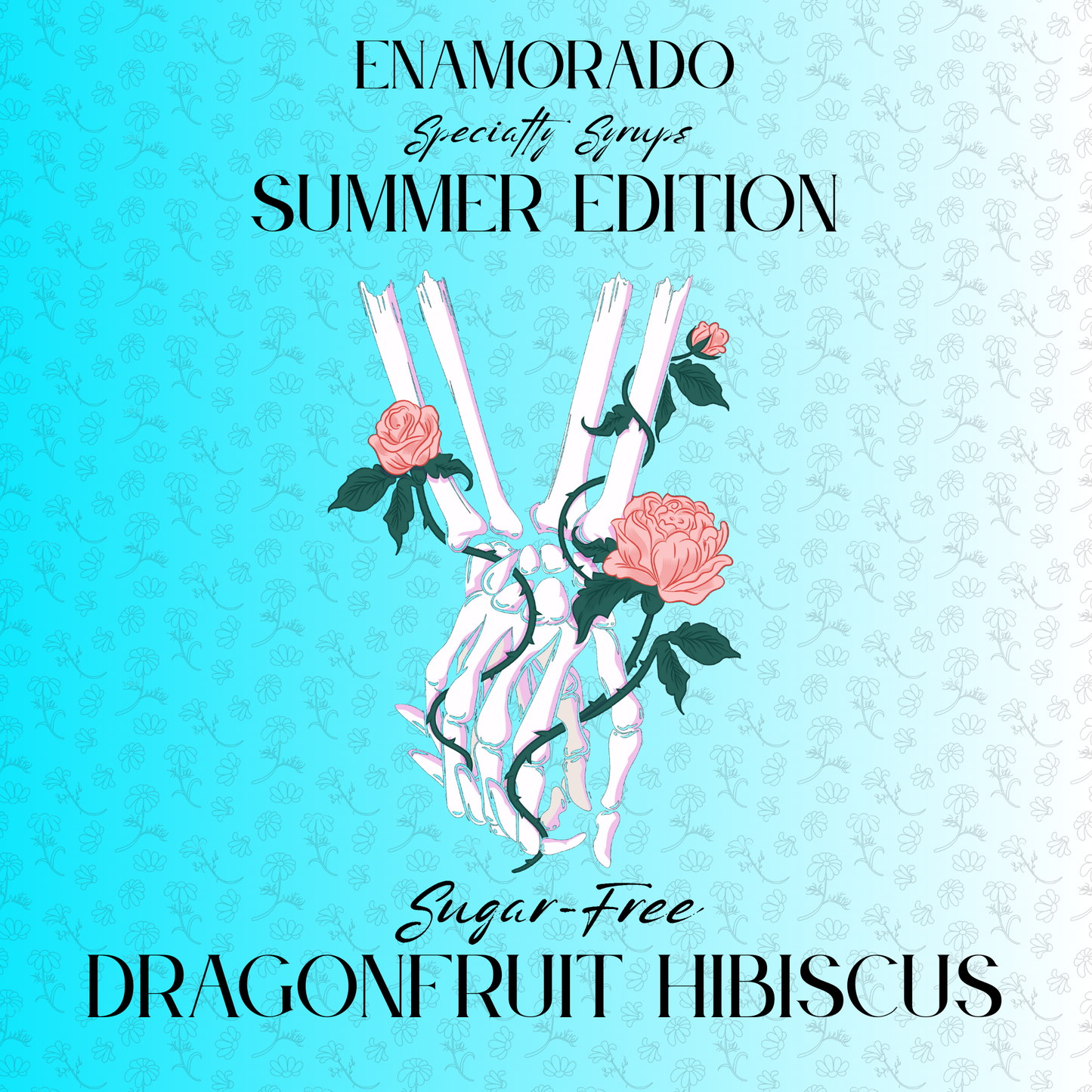 Sugar-Free Dragonfruit Hibiscus Syrup (16oz)