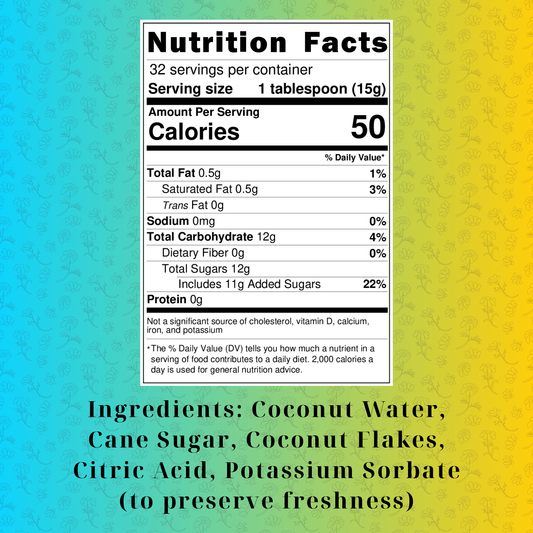 Coconut Syrup (16oz)