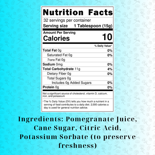 Sugar-Free Pomegranate (16oz)