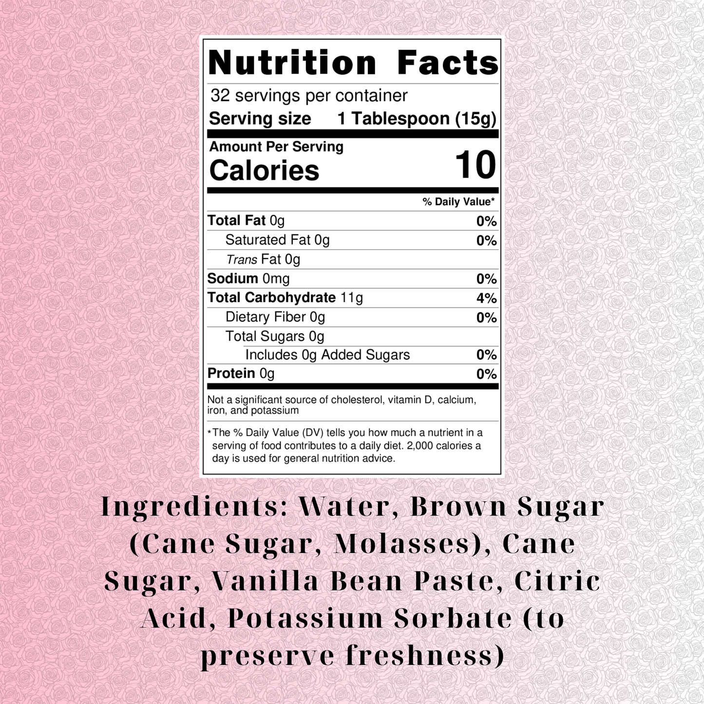 Sugar-Free Vanilla (16oz)