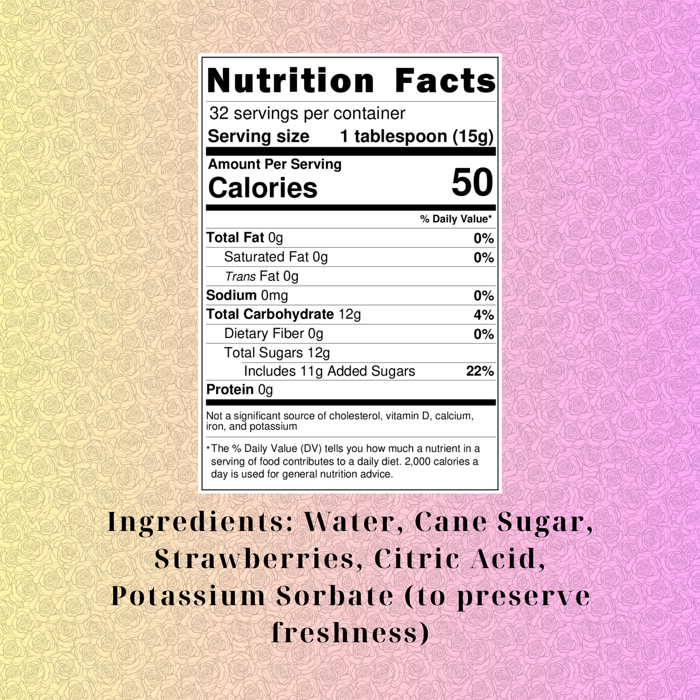 Strawberry Syrup (16oz)