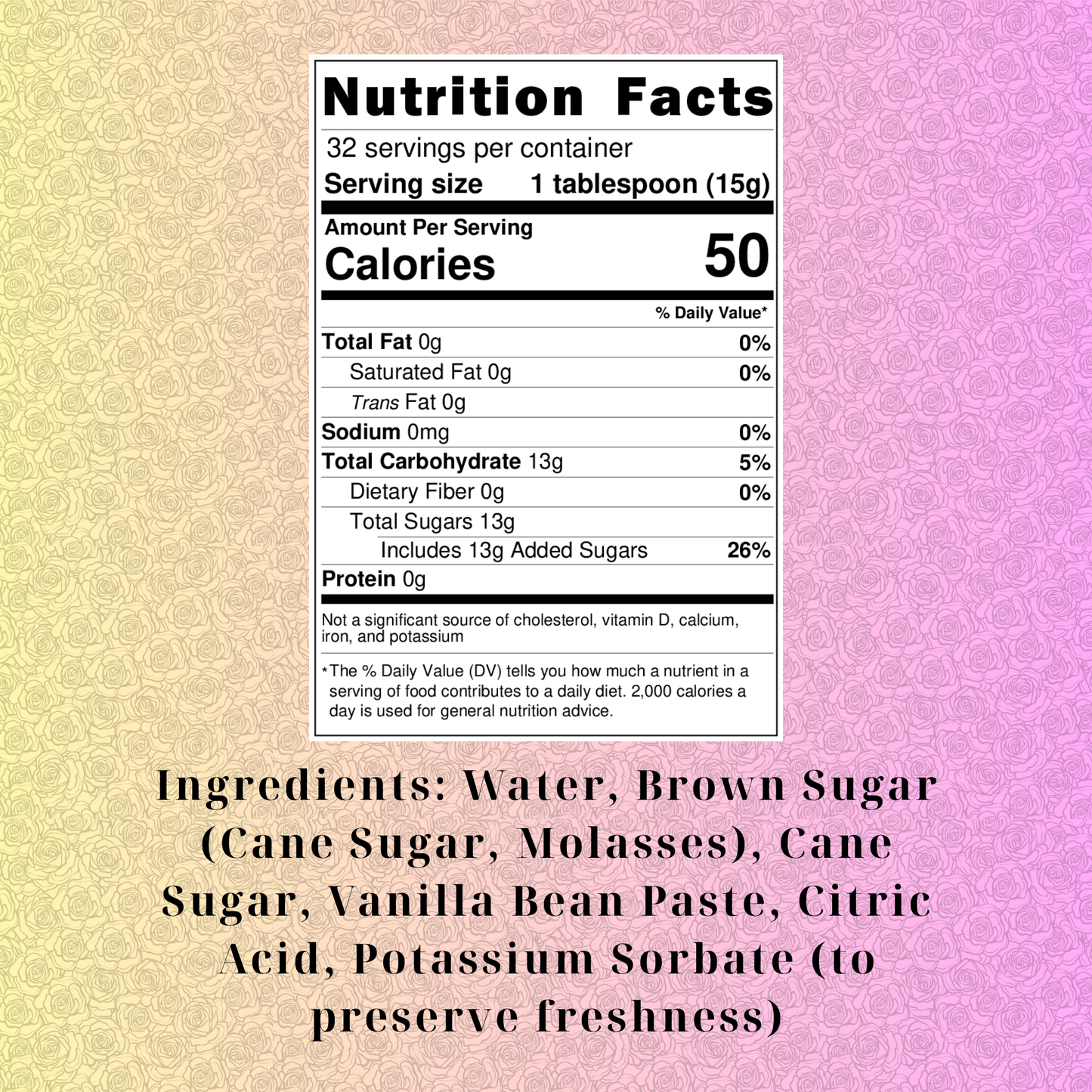 Vanilla Syrup (16oz)