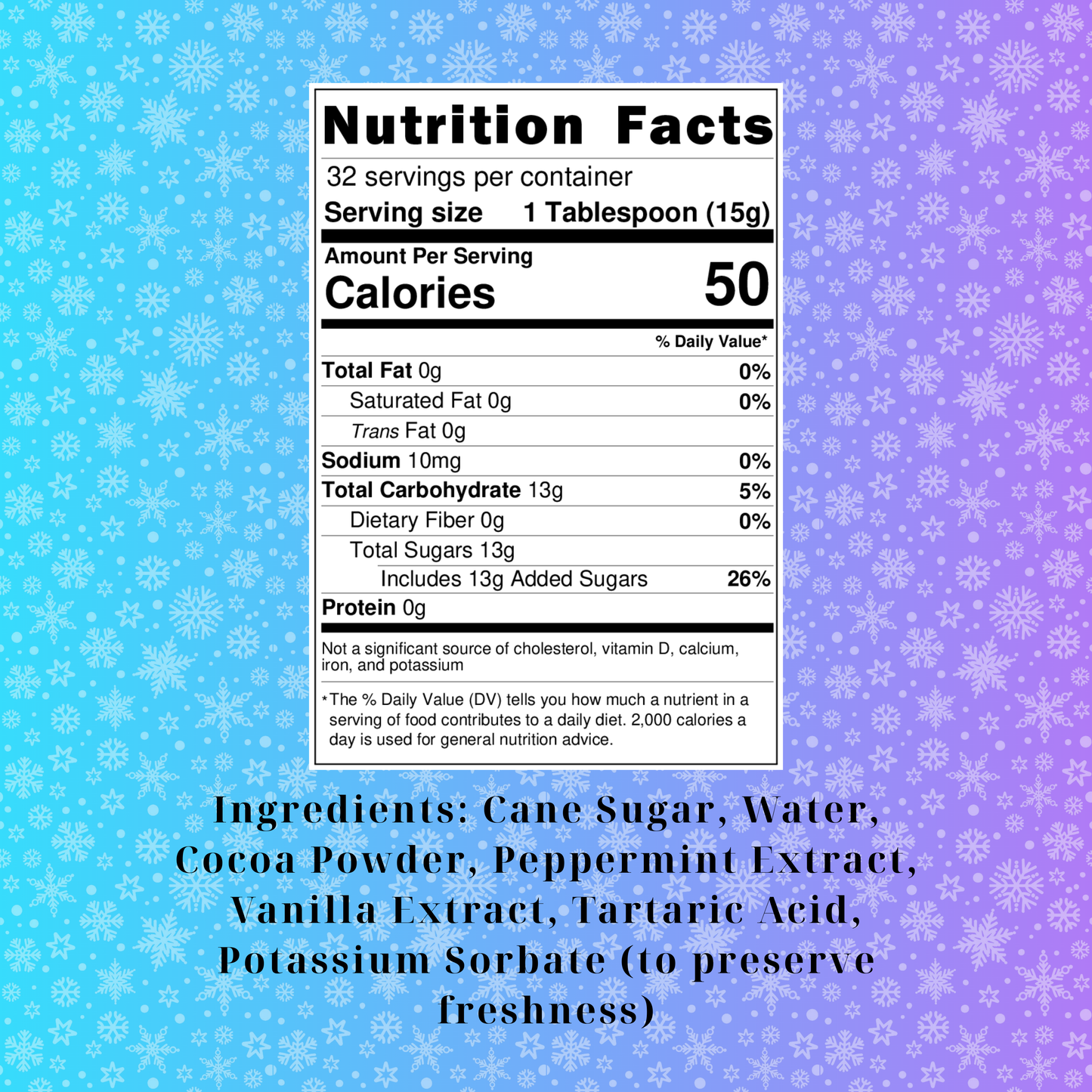 Peppermint Mocha Syrup (16oz)