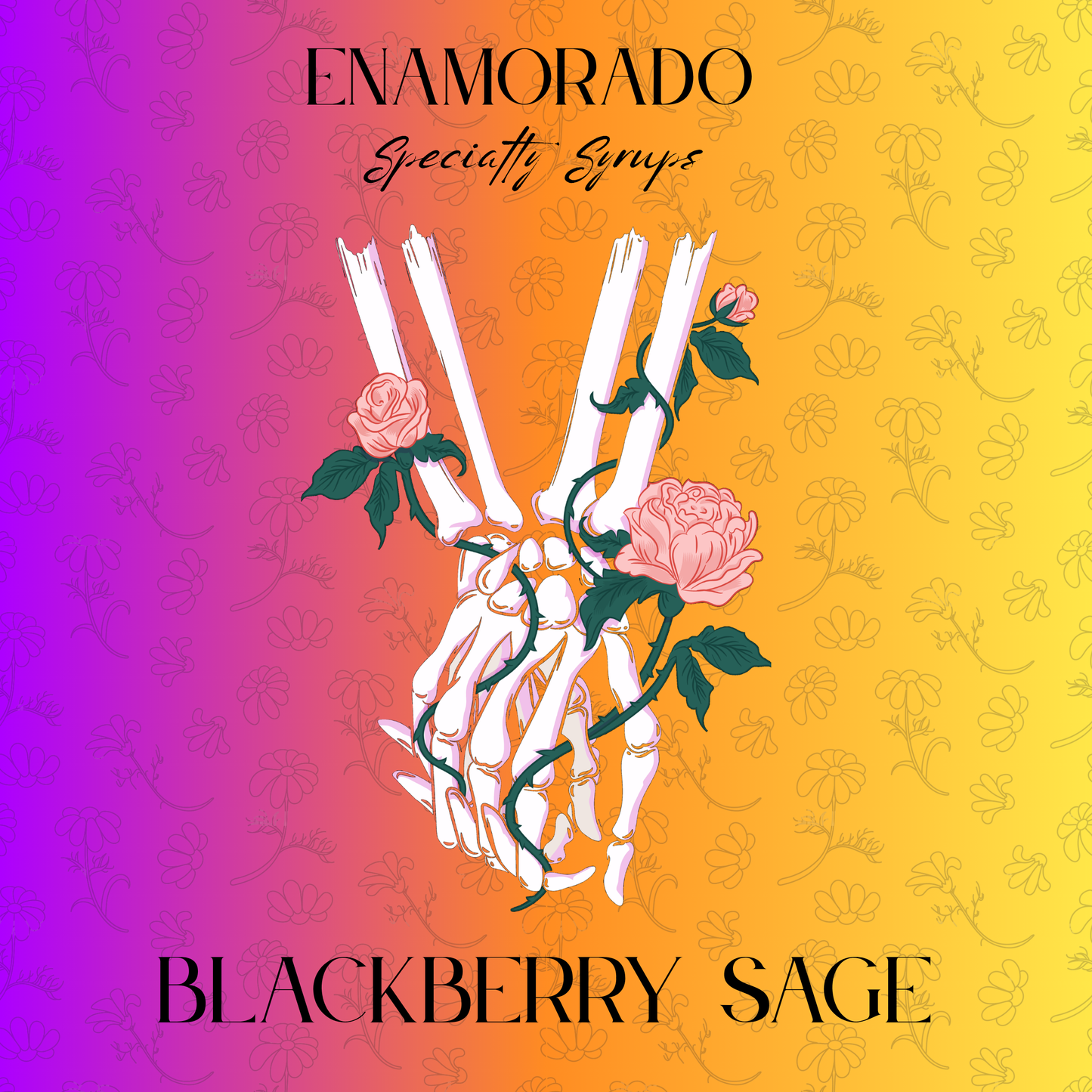 Blackberry Sage Syrup (16oz)