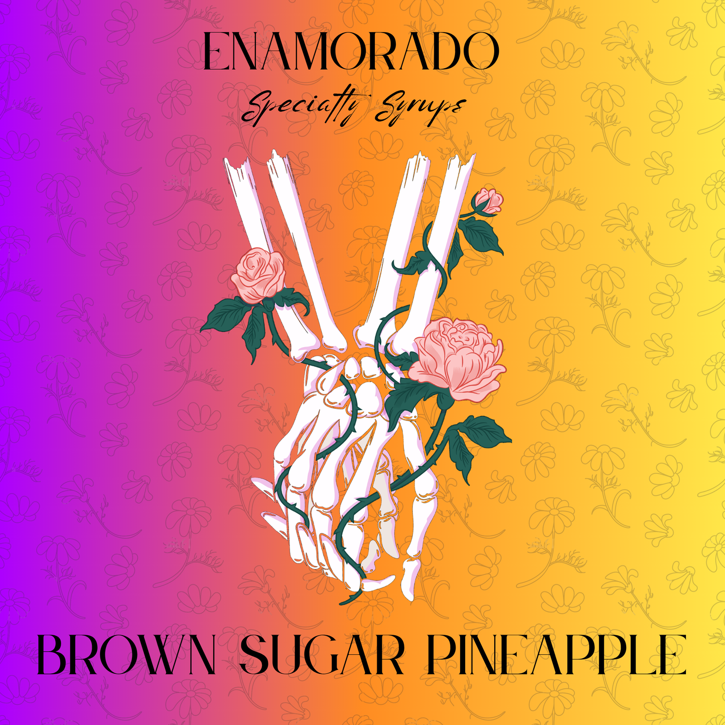 Brown Sugar Pineapple Syrup (16oz)