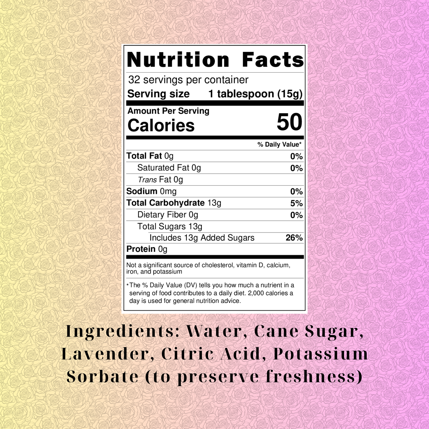 Lavender Syrup (16oz)